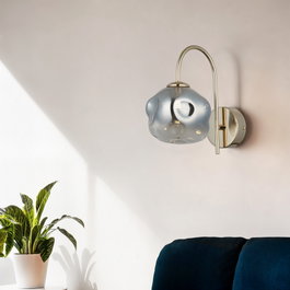 Opviq Herman - 80-19 Lámpara de pared dorada